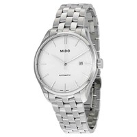 MIDO 美度 Mido Belluna II Automatic Silver Dial Mens Watch M0244071103100