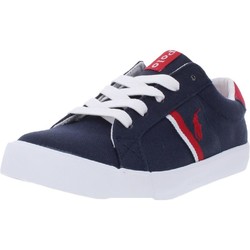 RALPH LAUREN 拉尔夫·劳伦 Polo Ralph Lauren Boys Gaffney Canvas Lace-Up Casual Sneakers