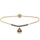施华洛世奇 Swarovski Ladies Gold-tone Plated Crystal-embellished Spade Strand Bracelet