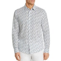 MICHAEL KORS Floral Collared Button-Down Shirt