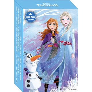 Disney 迪士尼 冰雪奇缘2电影版扑克牌玩具 儿童棋牌公主女孩雪宝礼物(古部纸牌玩具)22DF3952