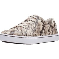 Clarks 其乐 Womens Pawley Springs Snake Print Low Top Fashion Sneakers