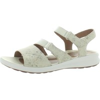 Clarks 其乐 Womens Un Adorn Ease Leather Flat Strappy Sandals