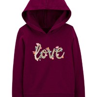 Carter's 孩特 Love French Terry Hoodie