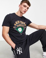 NEW ERA 纽亦华 New Era New York Yankees chest print t-shirt