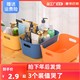 汉世刘家 桌面收纳盒化妆品杂物塑料零食收纳筐宿舍厨房整理盒子家用储物盒