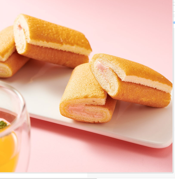 有券的上达利园瑞士卷草莓味720g