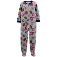 Carter's 孩特 Little & Big Boys Sports-Print Fleece Pajamas