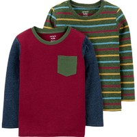 Carter's 孩特 2-Pack Colorblock Tees