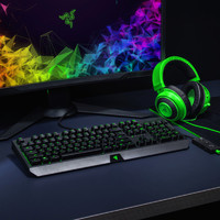 RAZER 雷蛇 Razer雷蛇黑寡妇蜘蛛标准版电竞专用 鼠标键盘耳机鼠标垫 4件套