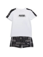 PUMA 彪马 Baby Boy's 2-Piece Logo T-Shirt & Shorts Set