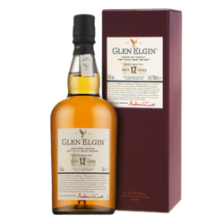 Glen Elgin 格兰爱琴 洋酒 斯贝塞苏格兰进口单一麦芽威士忌 700ml 格兰爱琴12年