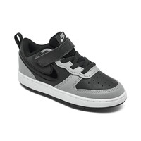 NIKE 耐克 Toddler Boys Court Borough Low 2 Stay-Put Closure Casual Sneakers from Finish Line