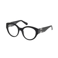 施华洛世奇 Swarovski Ladies Black Round Eyeglass Frames SK522700150