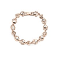 GIVENCHY 纪梵希 Rose Gold and Silk Crystal Flex Bracelet