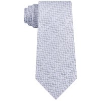 Calvin Klein Mens Netting Stripe Printed Business Neck Tie