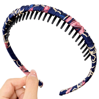 YALEI 雅蕾 YL-K0821B 带齿发箍 藏青色