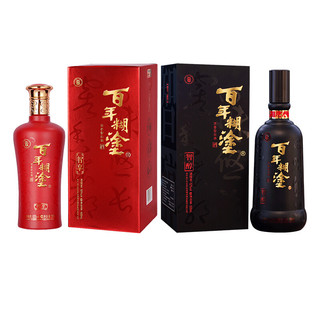 百年糊涂 智享+智醇 52%vol 浓香型白酒 500ml*2瓶 组合装