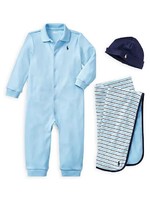 RALPH LAUREN Baby's Solid Interlock Coverall