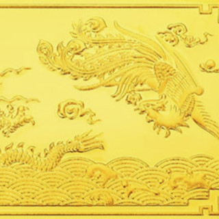 China Gold 中国黄金 龙凤呈祥金条 1g Au9999