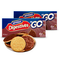 McVitie's 麦维他 消化饼干 巧克力味 199.8g*2盒