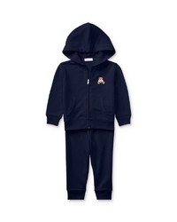 RALPH LAUREN 拉尔夫·劳伦 Boys' Polo Bear Hoodie & Pants Set - Baby