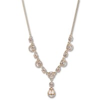 GIVENCHY 纪梵希 Crystal Lariat Necklace, 16\