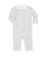 RALPH LAUREN Baby Girl's Floral Print Cotton Coverall