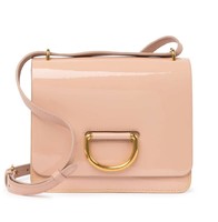 BURBERRY 博柏利 Burberry Pale Fawn Pink Small Patent Leather D-ring Bag