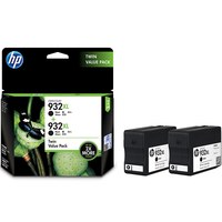 HP 惠普 932系列 T0A81AA 墨盒 黑色 XL 双支装