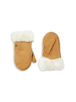 UGG Kid's Suede & Shearling Mittens