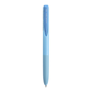 uni 三菱铅笔 UMN-155 按动中性笔 限定版 浅蓝杆黑芯 0.38mm 单支装