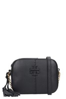 TORY BURCH Camera Bag Shoulder Bag In Black Leather女士单肩包