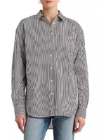 RALPH LAUREN Striped Cotton Broadcloth Shirt