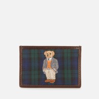RALPH LAUREN Polo Ralph Lauren Men's Polo Bear Card Case - Gordan Tartan