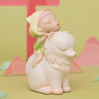 可米生活 白夜童话系列 灵狐铃音lite-明雪白 摆件