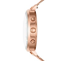 FOSSIL Women's Charter Hybrid Smartwatch HR- Rose Gold Stainless Steel with Blush Stainless Steel Band