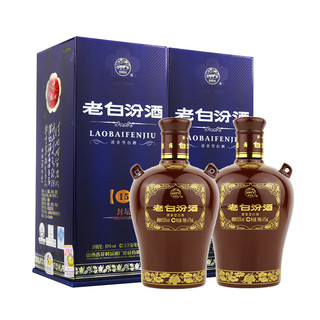 老白汾酒 封坛15 清香型白酒 53度 475mL 2瓶 双瓶装（内含礼袋）