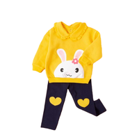 Bornbay 贝贝怡 213T2356 女童套装 黄色 90cm