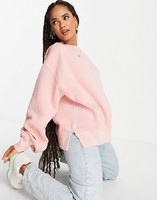 Reebok 锐步 natural dye sweatshirt in pastel pink