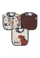 Gerber 嘉宝 Baby Boys 3 Pack Dinosaur Bibs