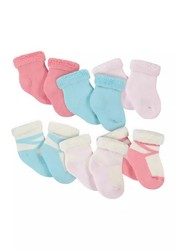 Gerber 嘉宝 Baby Girls 6 Pack Boot Cut Socks