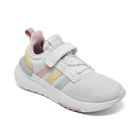 adidas 阿迪达斯 Little Girls Racer TR21 Stay-Put Closure Running Sneakers from Finish Line