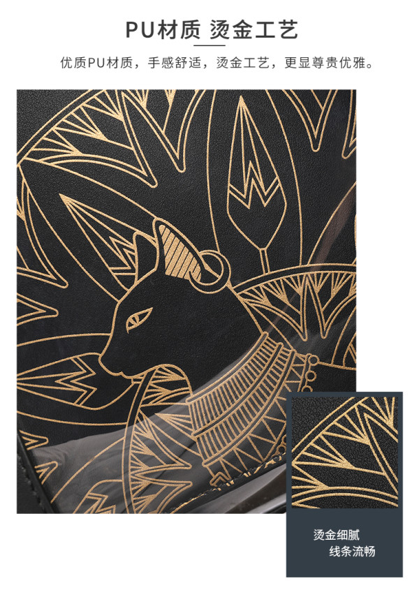 大英博物馆盖亚安德森猫透明包橘色