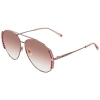 MCM Ladies Pink Square Sunglasses MCM125S 661 62