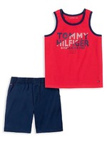 TOMMY HILFIGER Baby Boy's 2-Piece Tank Top & Shorts Set