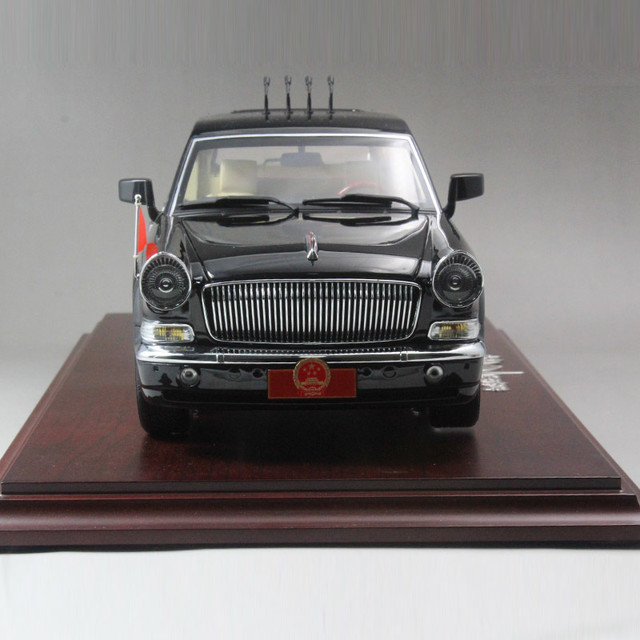 跃纪生1:18 世纪龙70周年红旗检阅车模型L5合金收藏模型红旗7600J