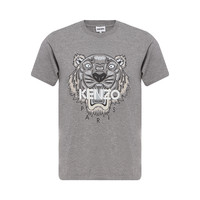 KENZO 凯卓 男士圆领短袖T恤 FB65TS0204YA 灰色 M
