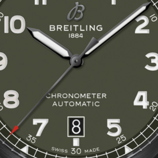 BREITLING 百年灵 飞行员8系列 41毫米自动上链腕表 M173152A1L1X1