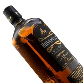 BUSHMILLS 布什米尔 16年 爱尔兰 单一麦芽威士忌 40%vol 700ml